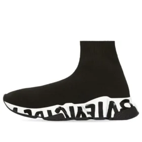 Speed Graffiti-Sneakers ”Black Knit Black Graffiti Sole Unit” 605942W2DB71015
