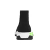 Speed Graffiti-sneakers ”Svart stickad med fluorescerande grön graffitisula” 605972W05GY1935