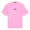 Sponsor-T-shirt med rund hals, rosa/röd 612965TJVD95764