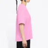 Sponsor-T-shirt med rund hals, rosa/röd 612965TJVD95764