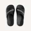 Sportiga pool-sandaler för män i svart/vitt Sportiga pool-sandaler för män i svart/vitt