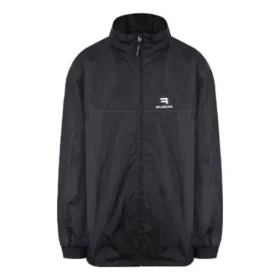 Sporty B-trackjacka i nylon ”Svart” 663081TJOB91000