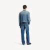 Squeeze-denimjacka för män i mörkblått Squeeze-denimjacka för män i mörkblått