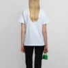 SS21 Casual T-shirt med alfabetlogotyp, stor, kortärmad, vit 612965TIV549040
