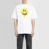 SS21 Drip Peace stor passform med leende-tryck, casual GS, vit 641675TKVA18639