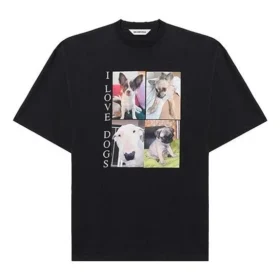 SS21 I Love Dogs-T-shirt Svart 641532TJVH11000
