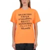 SS21 Letter Printing Rundhalsad Orange 612965TJVI37513