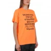 SS21 Letter Printing Rundhalsad Orange 612965TJVI37513