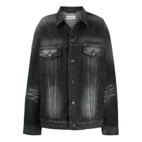SS21 Logo Casual enfärgad långärmad jacka svart 620746TIW435720