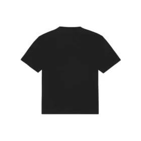 SS21 Logo-mönster, rund hals, korta ärmar, unisex, svart 641655TKV711069
