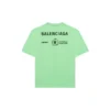 SS21 Retro kortärmad fluorescerande grön 612965THV844162