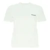 SS21 T-shirt med logotyp, rund hals och korta ärmar, vit 612964TJV879040