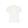 SS21 T-shirt med logotyp, rund hals och korta ärmar, vit 612964TJV879040