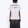 SS21 T-shirt med rund hals och logotyp, grå 612965THV841167