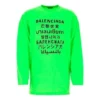 SS21 T-shirt med tryck för män, grön 641667TJVI34162