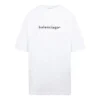 SS21 T-shirt med tryck och rund hals, vit 641655TIV549040