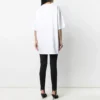 SS21 T-shirt med tryck och rund hals, vit 641655TIV549040
