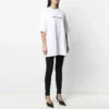 SS21 T-shirt med tryck och rund hals, vit 641655TIV549040