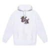 SS21 Unisex-modell med små mönster och serietryck, vit 578135TJVE69000