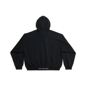 SS23 I love Balenciaga-luvtröja ”Black” 742603TOVH59034