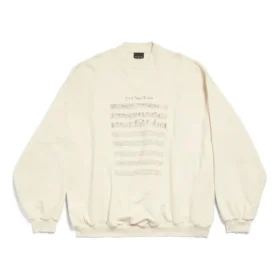 SS24-logotyp med notblad på tröja ”Beige” 699212TMVO69069