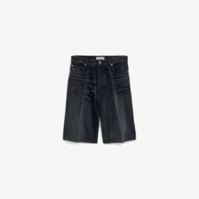 Stay-press-shorts i denim för herr i svart