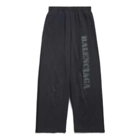 Stencil-inspirerade baggy-joggingbyxor ”Black Grey” 771081TQVA41750