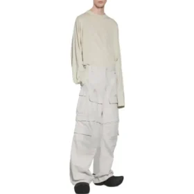 Stora Cargo byxor ”Light Grey” 746493TKP271400