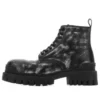Strike ankelstövlar ”Washed Out Black Leather” 589338WBEF19010
