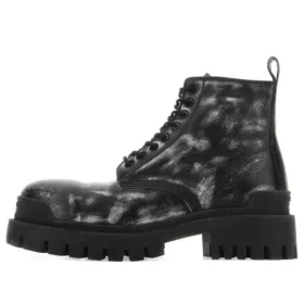 Strike ankelstövlar ”Washed Out Black Leather” 589338WBEF19010