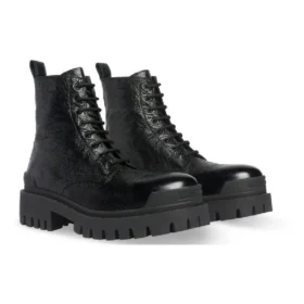 Strike snörstövlar ”Black Lambskin” 590974WAD401000