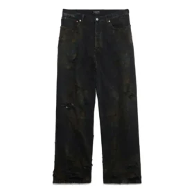 Super Destroyed Baggy Byxor ”Black” 745248TBP471363
