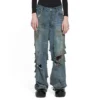 Super Destroyed Baggy Byxor ”Light Blue” 745248TNW014012
