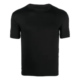 Supertight, glansig och figursydd T-shirt ”Black” 720458TNVI21000