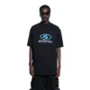 Surfer-T-shirt ”Black Blue” 764235TPVU61165