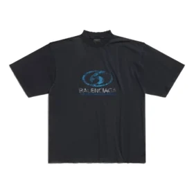 Surfer-T-shirt, medium passform ”Black Blue” 764235TPVM31412