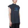 Surfer-T-shirtar utan ärmar ”Black Blue” 767844TPVM31412