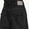 Svarta jeans med rundad passform för herr