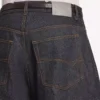Svepta herrjeans i rå indigo