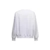 Sweatshirt med rund hals och skriftlogotyp ”White” 697869TMVB59040