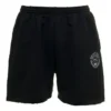 Sweatshorts med logotyp i borstad stil ”Washed Black” 676137TMVA39034