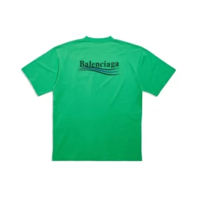 T-shirt för Political Campaign, stor passform ”Grön Svart Blå” 641675TPVD33600