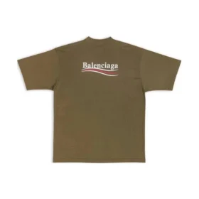 T-shirt för Political Campaign, stor passform, ”Khaki” 641675TKVJ12463