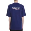 T-shirt för Political Campaign, stor storlek, ”Blue” 620969TIV521195