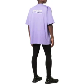 T-shirt för Political Campaign, stor storlek ”Purple” 641675TKVJ13072