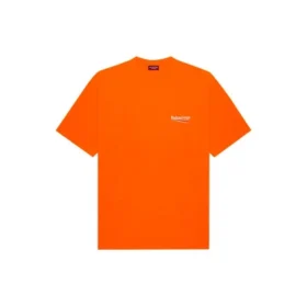 T-shirt i stor passform ”Fluo Orange” 641675TKVE87073