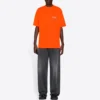 T-shirt i stor passform ”Fluo Orange” 641675TKVE87073