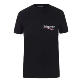 T-shirt med alfabetlogotyp, kortärmad, svart 612964TIV521070