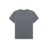 T-shirt med bandporträtt och tryckt logotyp, retrostil, korta ärmar, grå 612965TIV471404