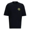 T-shirt med Crest-logotyp ”Black” 612966TLV611000